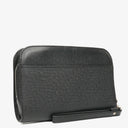 Louis Vuitton Taiga Baikal Grey Clutch Bag