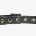 Dior Navy/Beige Oblique Jacquard Canvas And Leather 25 mm Belt 75