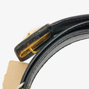 Dior Navy/Beige Oblique Jacquard Canvas And Leather 25 mm Belt 75