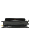 Chanel CC Black Leather Wristlet Bag 24K Gold Hardware