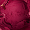 Miu Miu Matelasse Rubino Leather Tote Bag