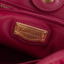 Miu Miu Matelasse Rubino Leather Tote Bag