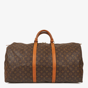 Louis Vuitton Keepall 60 Monogram Canvas Travel Bag