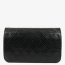 Chanel Classic Full Flap Bag Black Quilted Leather 24K Gold-Plated Hardware