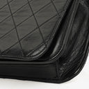 Chanel Classic Full Flap Bag Black Quilted Leather 24K Gold-Plated Hardware