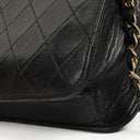 Chanel Classic Full Flap Bag Black Quilted Leather 24K Gold-Plated Hardware