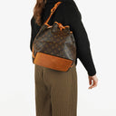Louis Vuitton Petit Noe Monogram Canvas Shoulder Bag
