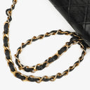 Chanel Classic Full Flap Bag Black Quilted Leather 24K Gold-Plated Hardware