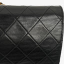 Chanel Classic Full Flap Bag Black Quilted Leather 24K Gold-Plated Hardware