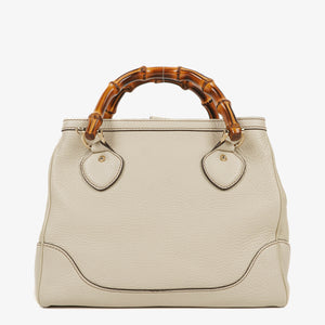 Gucci Diana Bamboo Top Handle Neutral Leather Tote Bag&nbsp;