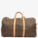 Louis Vuitton Keepall 50 Bandouliere Monogram Canvas Travel Bag