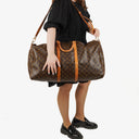Sac de voyage Louis Vuitton Keepall 60 en toile Monogram