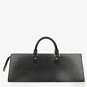 Louis Vuitton Black EPI Leather Sac Triangle Bag