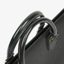 Louis Vuitton Black EPI Leather Sac Triangle Bag
