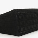 Christian Large Dior Lady Dior Black Nylon Cannage Bag
