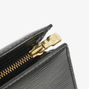 Louis Vuitton Black EPI Leather Sac Triangle Bag
