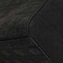 Christian Large Dior Lady Dior Black Nylon Cannage Bag