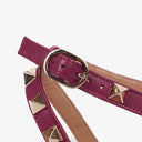 Valentino Rockstud Suede T-Strap Heels