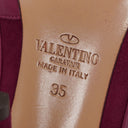 Valentino Rockstud Suede T-Strap Heels