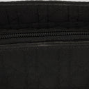 Christian Large Dior Lady Dior Black Nylon Cannage Bag