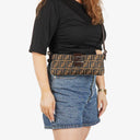 Fendi Baguette Zucca Shoulder Bag