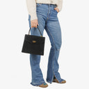 Louis Vuitton Malesherbes Black Epi Leather Handbag