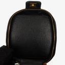 Chanel Black Quilted Leather Cosmetic Vanity Case