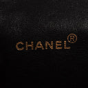 Chanel Black Quilted Leather Cosmetic Vanity Case