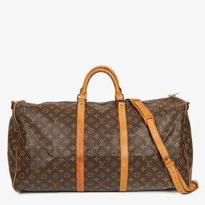 Sac de voyage Louis Vuitton Keepall 60 en toile Monogram
