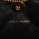 Chanel Black Quilted Leather Cosmetic Vanity Case