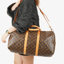Louis Vuitton Keepall 50 Bandouliere Monogram Canvas Travel Bag
