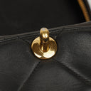 Chanel Black Quilted Leather Cosmetic Vanity Case