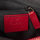 Gucci GG Canvas Red Shoulder Hobo Bag