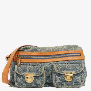 Louis Vuitton Baggy PM Monogram Denim Shoulder Bag