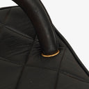 Chanel Black Quilted Leather Cosmetic Vanity Case
