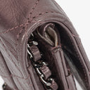 Chanel 2.55 Reissue Wallet on Chain WOC in Purple Quilted Aged Metallic Calfskin