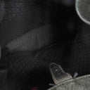 Gucci Vintage Black Suede and Leather Bamboo Backpack