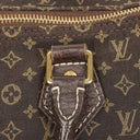 Louis Vuitton Speedy 30 Brown Ebene Mini Lin Monogram Handbag