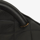 Chanel Black Quilted Leather Cosmetic Vanity Case
