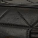 Chanel Black Quilted Leather Cosmetic Vanity Case