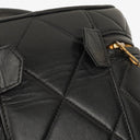 Chanel Black Quilted Leather Cosmetic Vanity Case