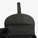 Gucci Vintage Black Suede and Leather Bamboo Backpack
