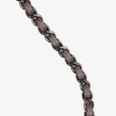 Chanel 2.55 Reissue Wallet on Chain WOC in Purple Quilted Aged Metallic Calfskin
