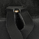 Gucci Vintage Black Suede and Leather Bamboo Backpack