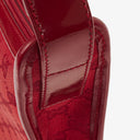 Gucci GG Canvas Red Shoulder Hobo Bag