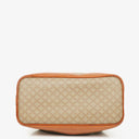 Celine Vintage Macadam Triomphe Beige Drawstring Bucket Bag