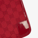 Gucci GG Canvas Red Shoulder Hobo Bag