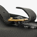 Gucci Vintage Black Suede and Leather Bamboo Backpack