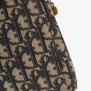 Dior Navy Trotter Monogram Clutch