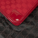 Gucci GG Canvas Red Shoulder Hobo Bag